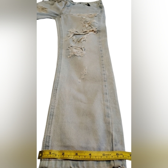 One Teaspoon | Awesome Baggies Distressed Low Waist Boyfriend Jeans | Size 26 - Picture 8 of 15